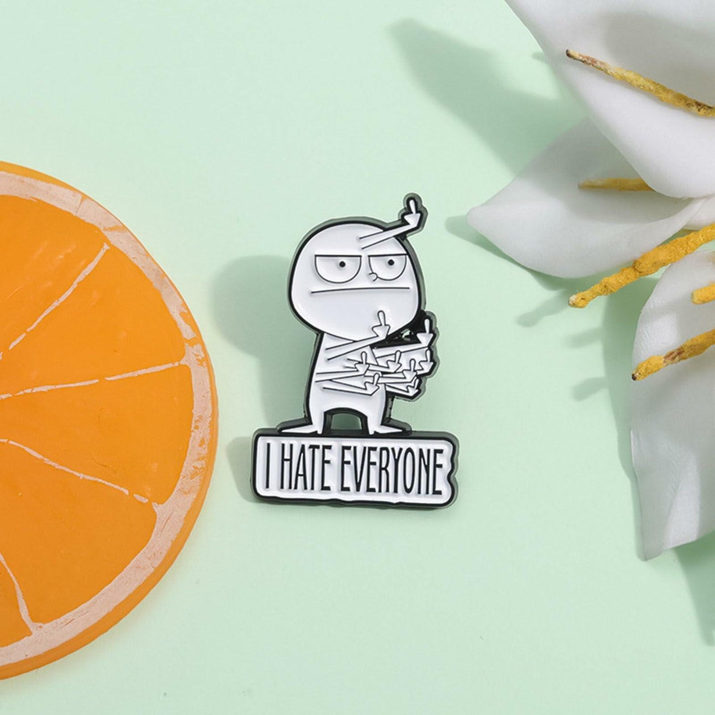 XMTYQ Funny Sarcastic Enamel Pins Set 5pcs Humor Brooch Collection