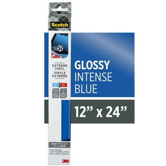 Scotch Extreme Premium Vinyl 12x24in Intense Blue Outdoor Automotive