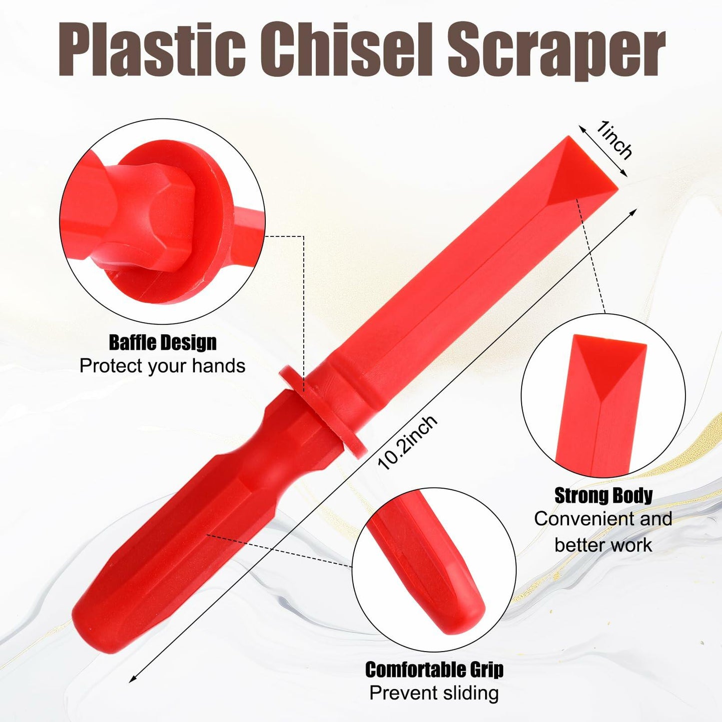 Tallew 2 Pcs Tire Valve Stem Puller & Scraper Tool Set with Rubber Boot