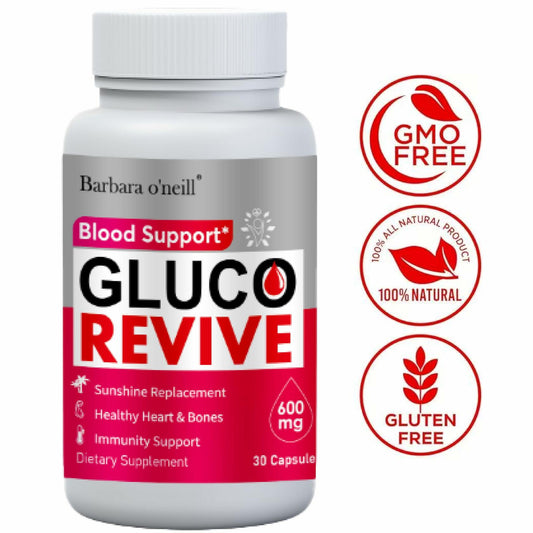 BestBy05/27 Barbara o'neill Gluco Revive Advanced Formula Capsules 30 Count