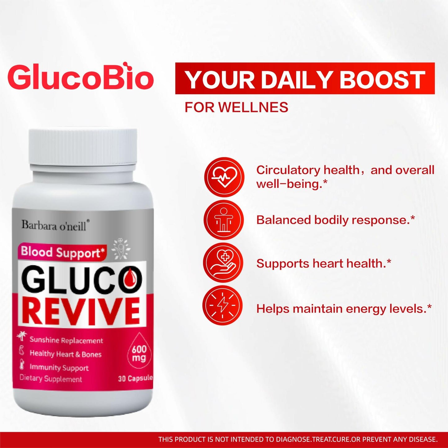 BestBy05/27 Barbara o'neill Gluco Revive Advanced Formula Capsules 30 Count