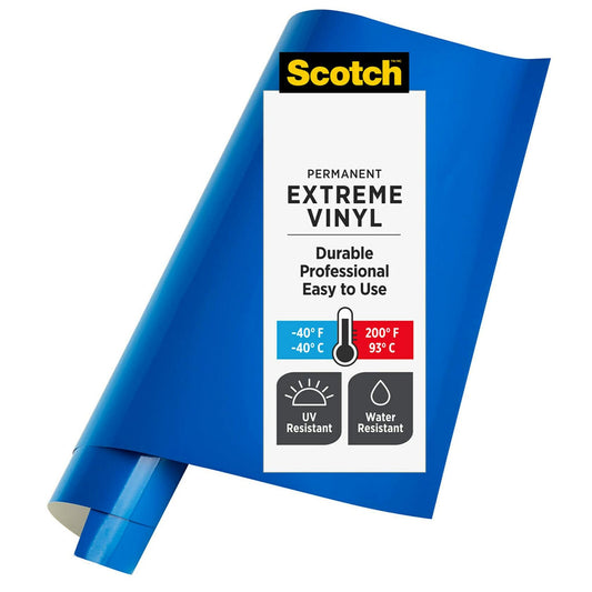 Scotch Extreme Premium Vinyl 12x24in Intense Blue Outdoor Automotive