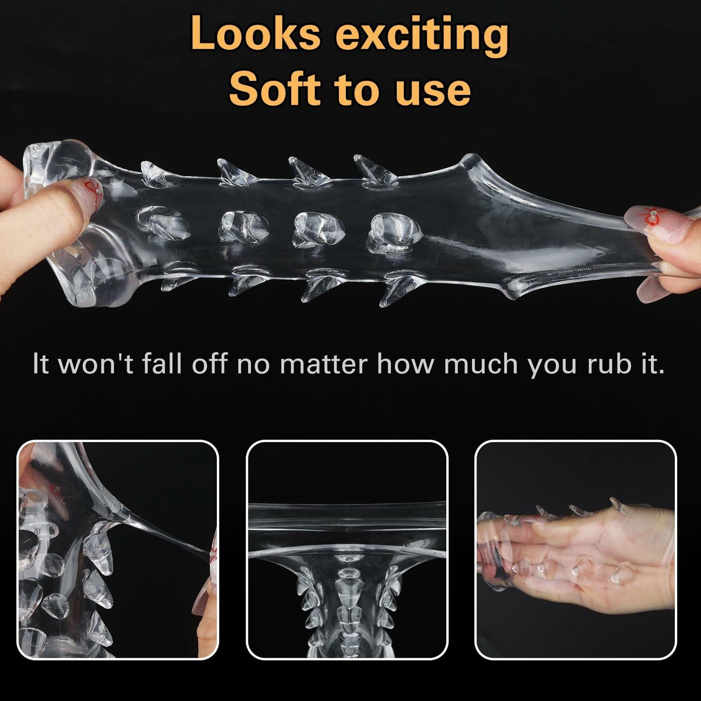 OPEN BOX Sneerbaby Reusable Silicone Sleeves 2pcs Transparent