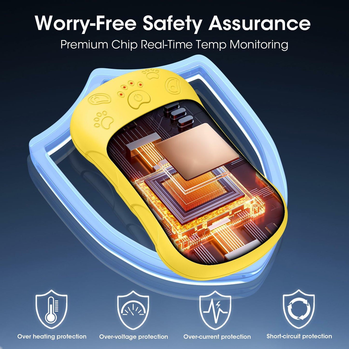 OLV Rechargeable Hand Warmers 2 Pack 6000mAh Magnetic 18Hrs Portable Heater