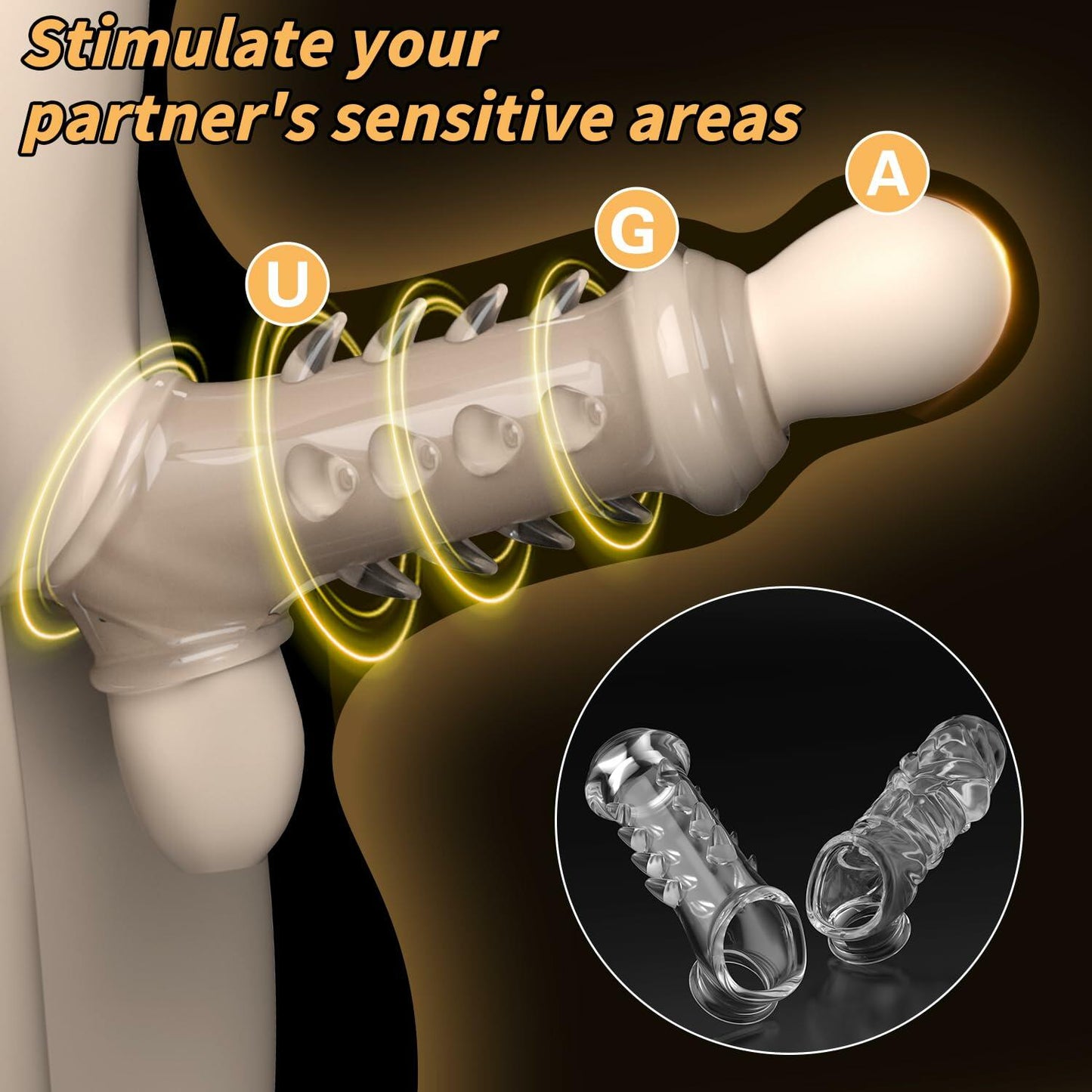 OPEN BOX Sneerbaby Reusable Silicone Sleeves 2pcs Transparent