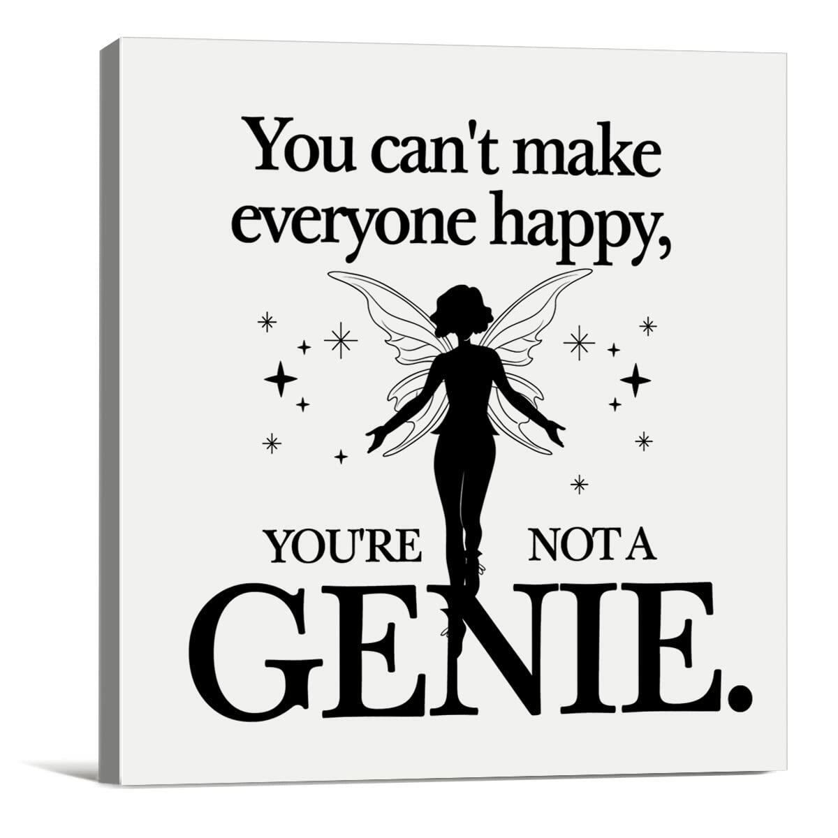 Heijie Inspiration Canvas Wall Art Framed Print 8x8 Inch Modern Home Decor