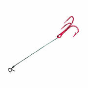 NORTHLAND TACKLE STING'R Treble Hook Braid 2" Red 3 Pack