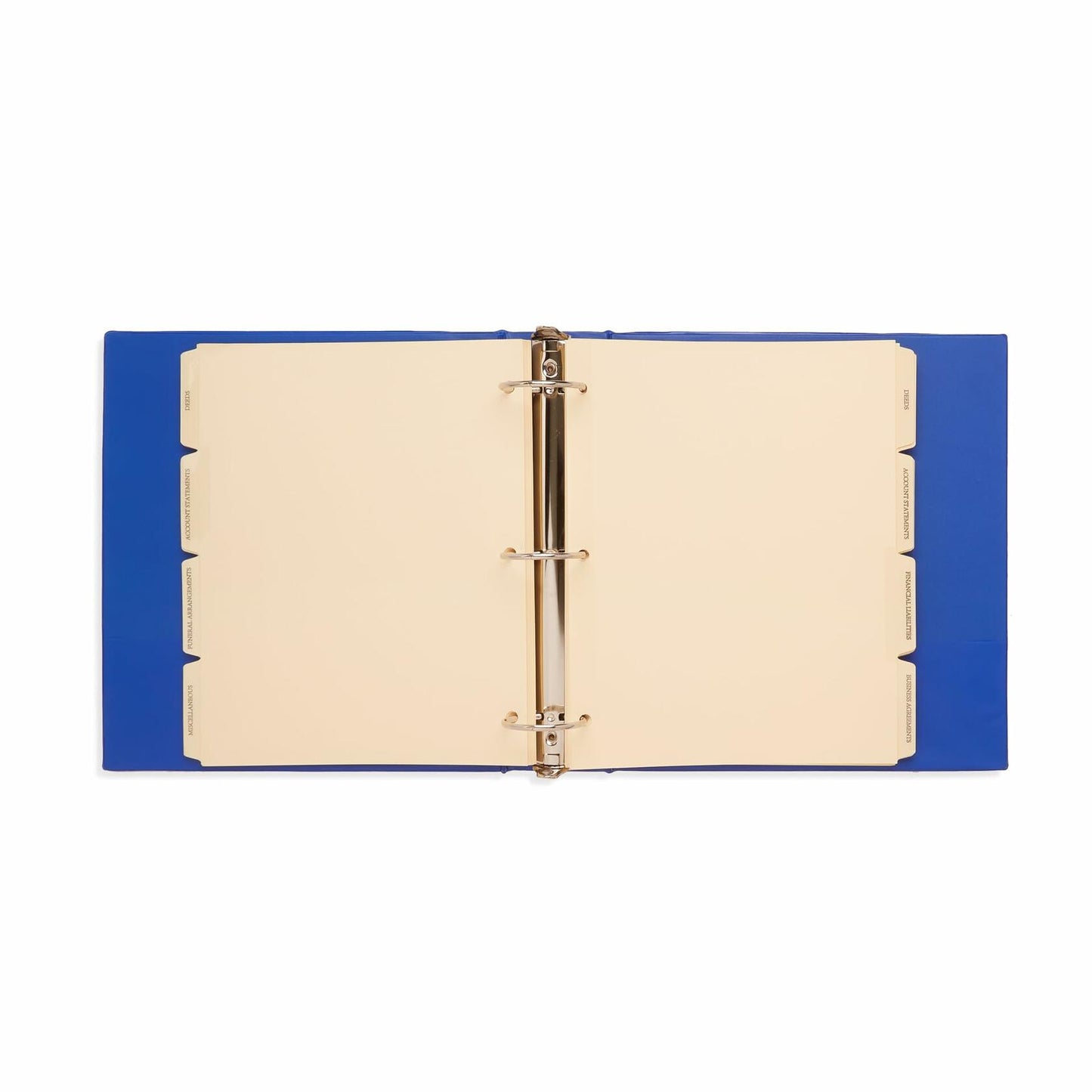 Blue Summit Estate Planning Dividers, Pre-Printed, Reinforced, 12 Tabs, 5 Sets