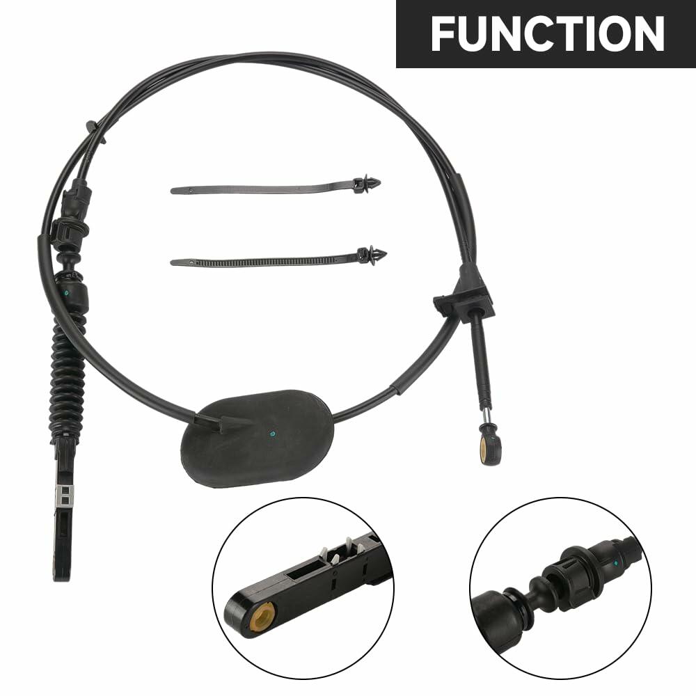 YOLLKY Automatic Transmission Control Lever Cable Chevrolet Trailblazer Black