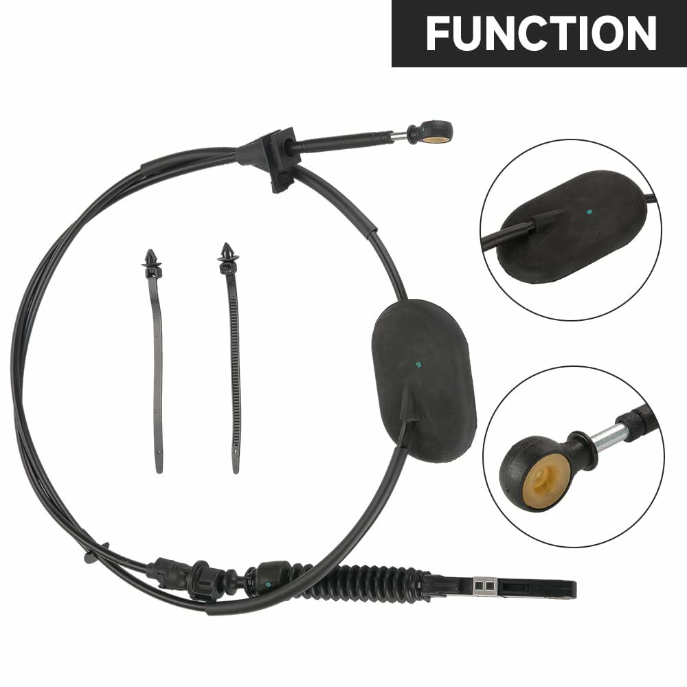 YOLLKY Automatic Transmission Control Lever Cable Chevrolet Trailblazer Black