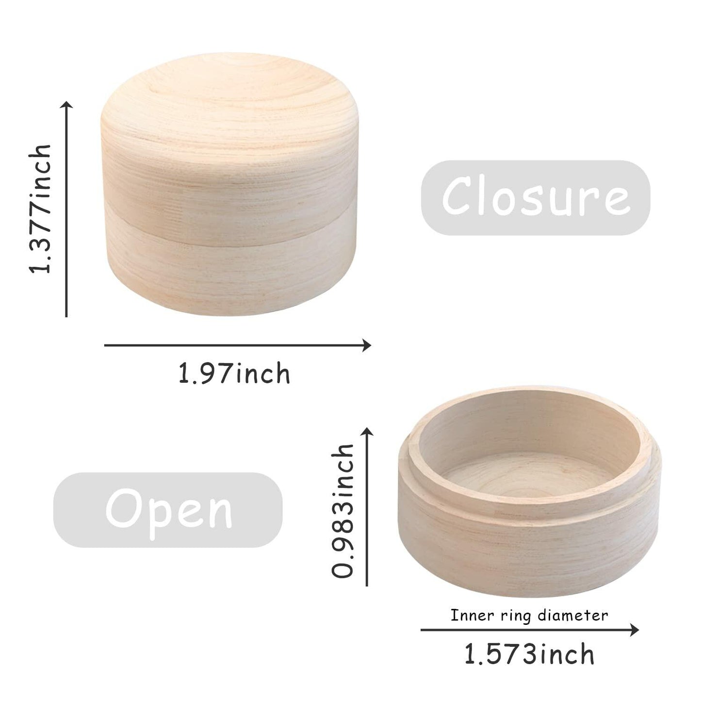 Azbuk Tooth Fairy Box Wooden Wings 3D Tooth Storage Kids Boys Girls Color 004