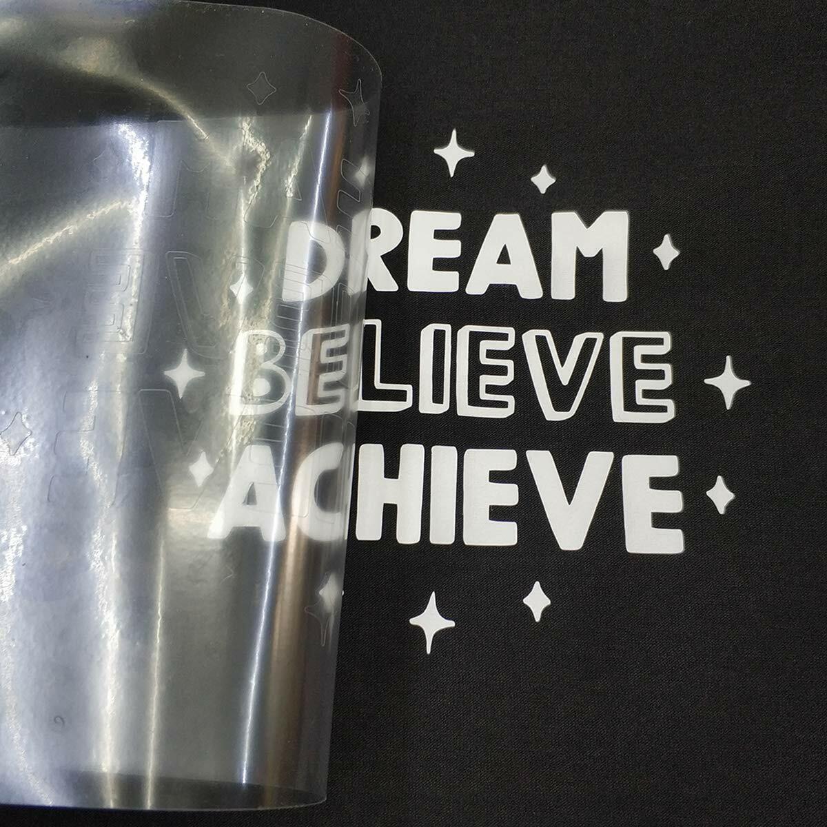 [Like New] Guangyintong Heat Transfer Vinyl Roll 12" x 40ft Glossy White HTV for T-Shirts