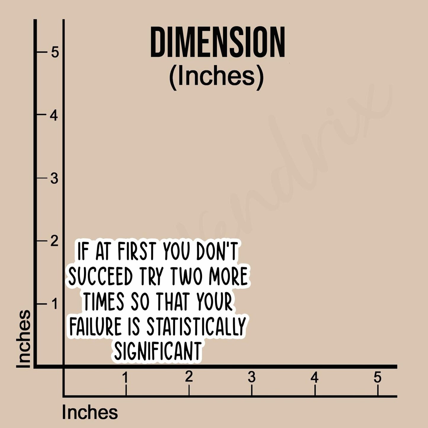 3pcs Funny Quote Stickers If at First You Don’t Succeed Vinyl Decal 3x2in