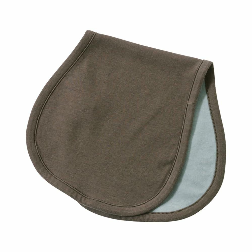 MON CHOU Organic Cotton Burp Cloths Baby 20x9.5 Meadow Cocoa