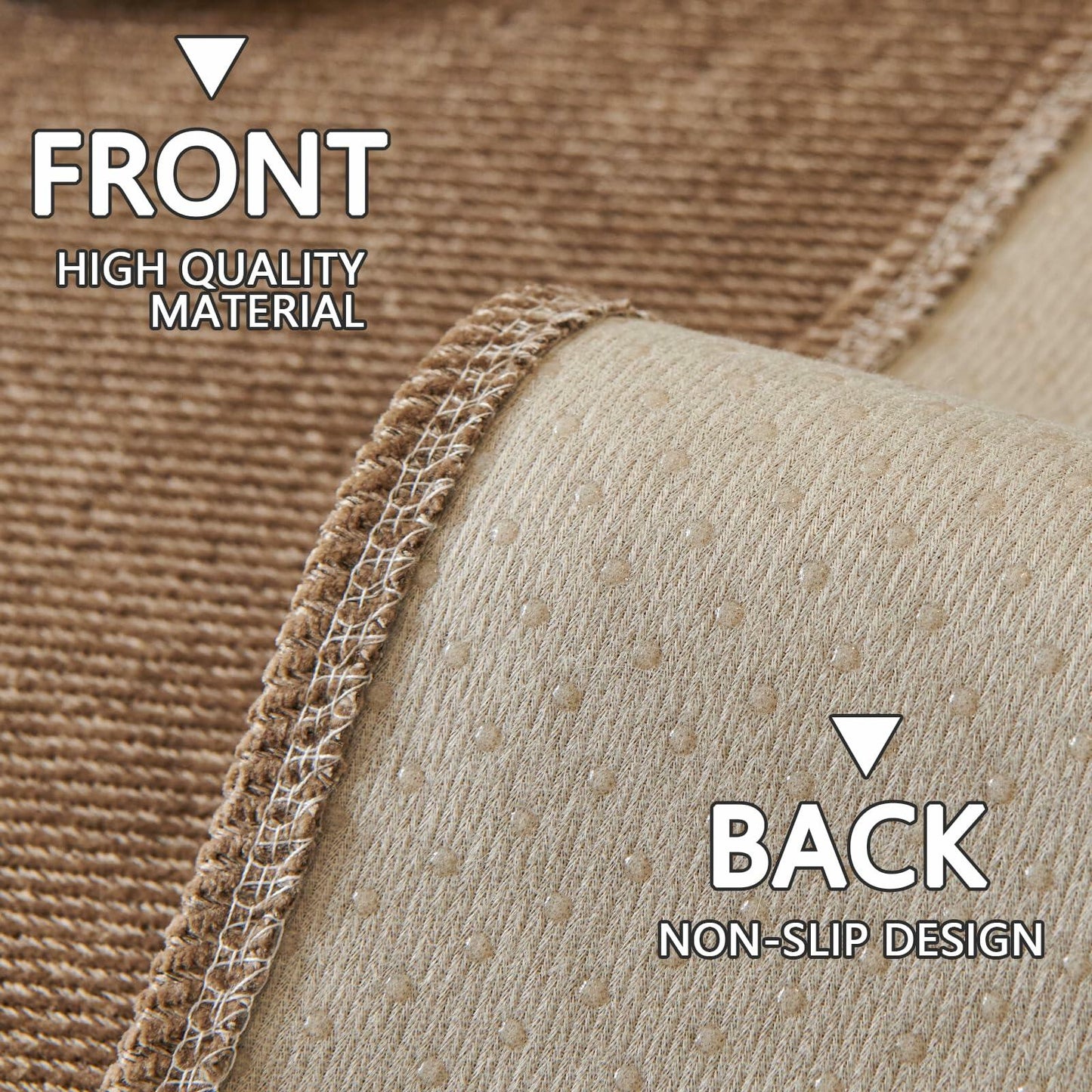 tianxinbaobei Plush Non-Slip Chenille Sofa Cover Light Gray 36x36 Armchair