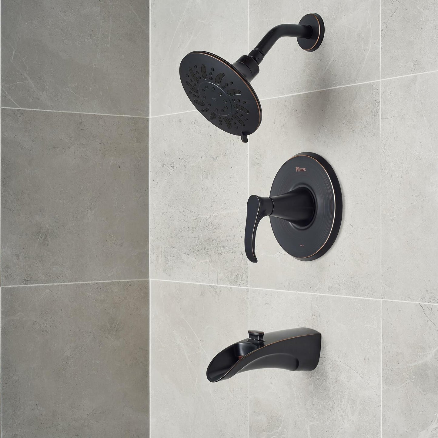 Pfister Brea Tub & Shower Trim Kit 1-Handle Tuscan Bronze 8P8WS2BRSY