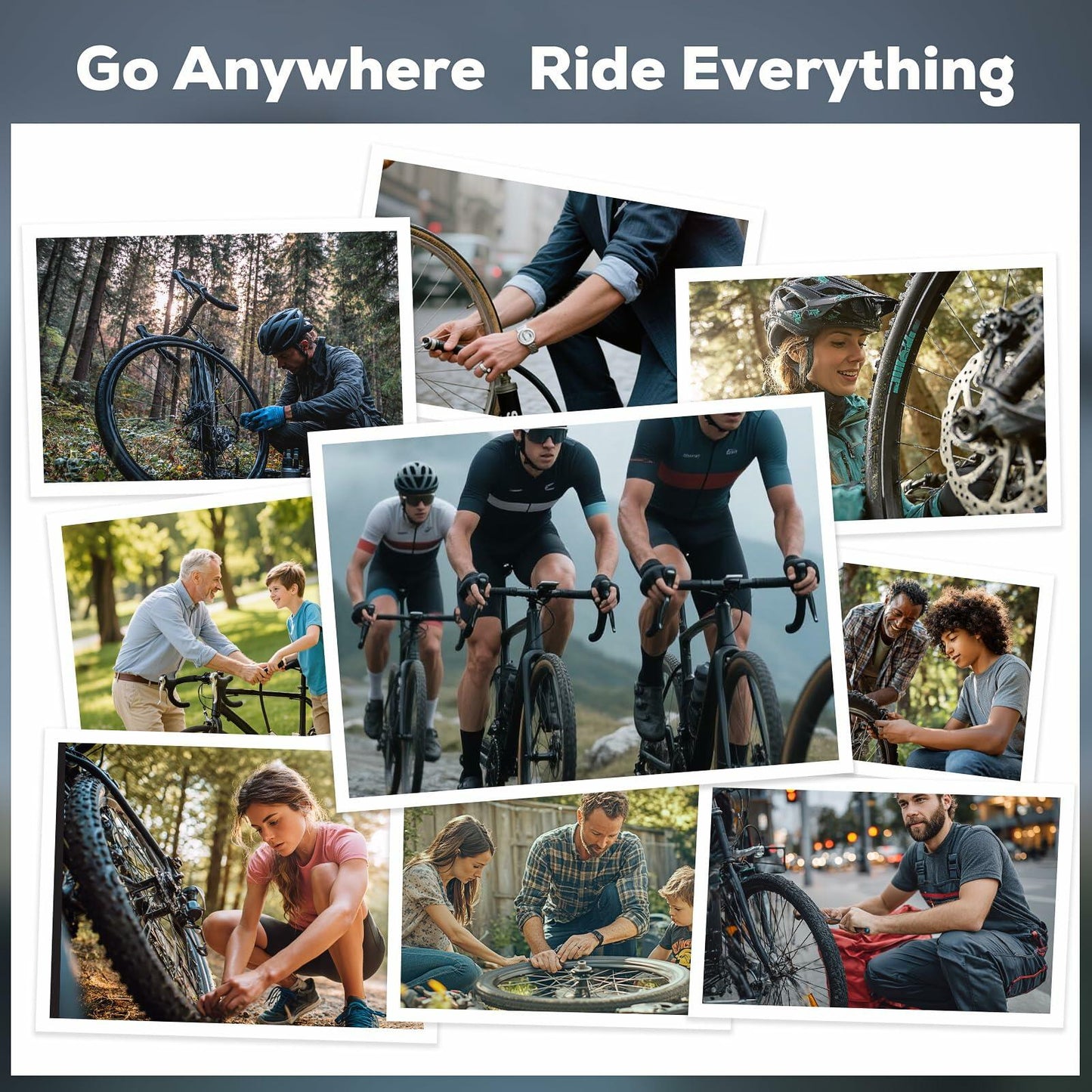 [Like New] Corki Cycles 700c Bike Inner Tubes 700x35-43c Presta Valve 48mm 2pc Black