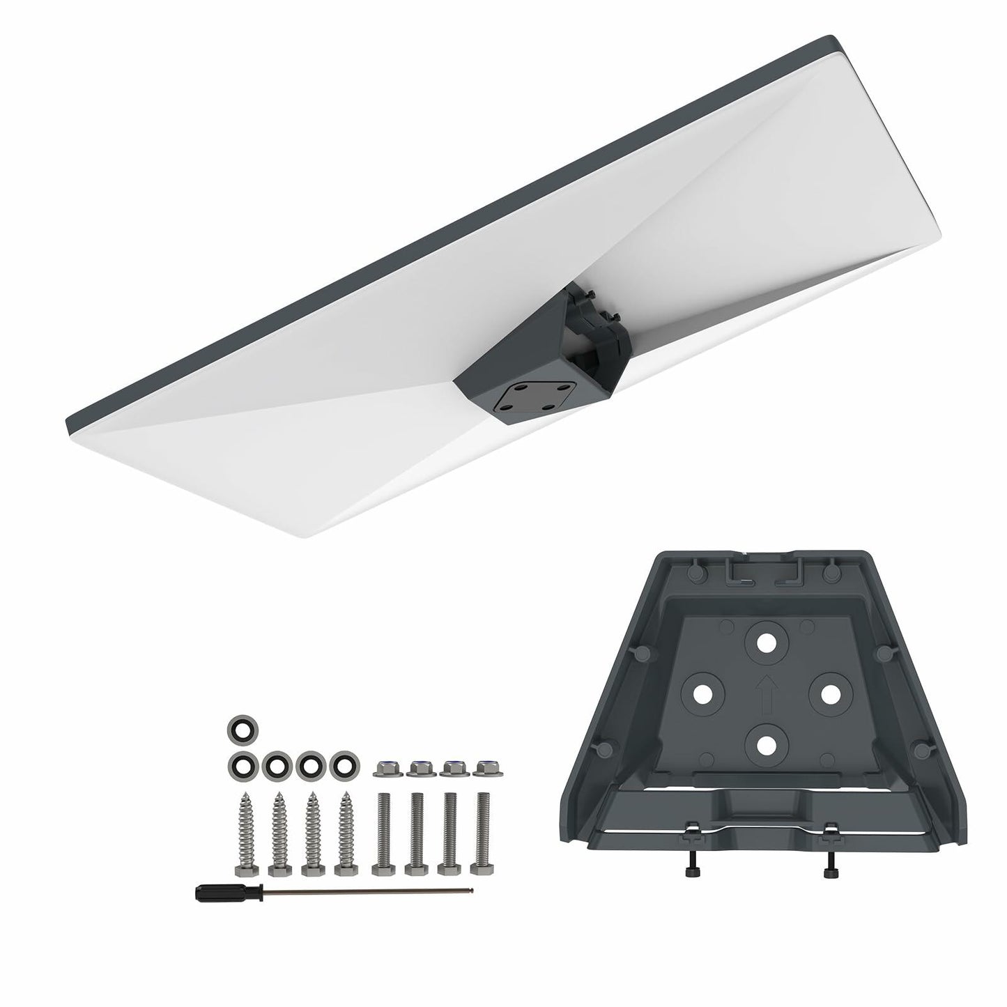 HOLACA Starlink Gen 3 Mobility RV Mount Anti-Theft Aluminum Alloy White/Black