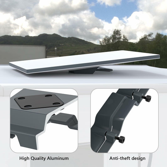 HOLACA Starlink Gen 3 Mobility RV Mount Anti-Theft Aluminum Alloy White/Black