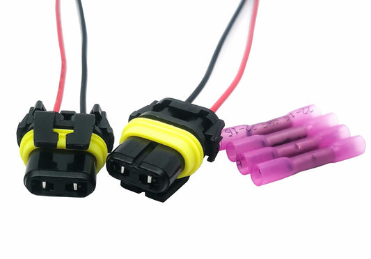 9006 HB4 Headlight Low Beam Plug Socket Bulb ADO-9006 Black