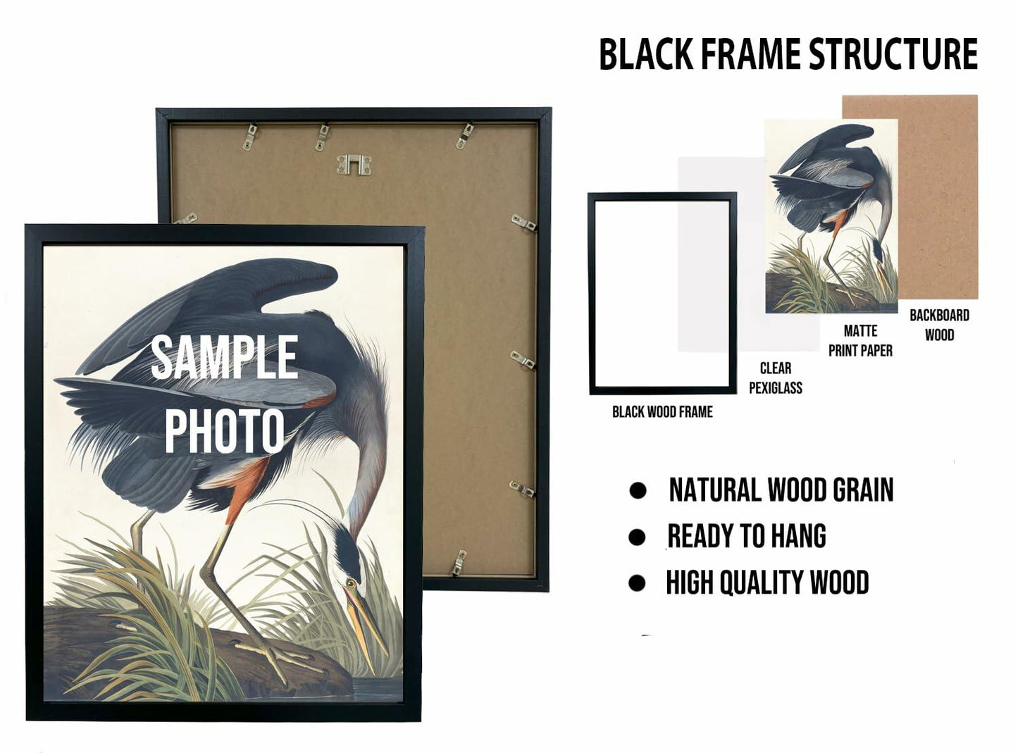 aj decor Shasta Trinity Alps Wall Art Print Poster 8x10 Portrait Paper