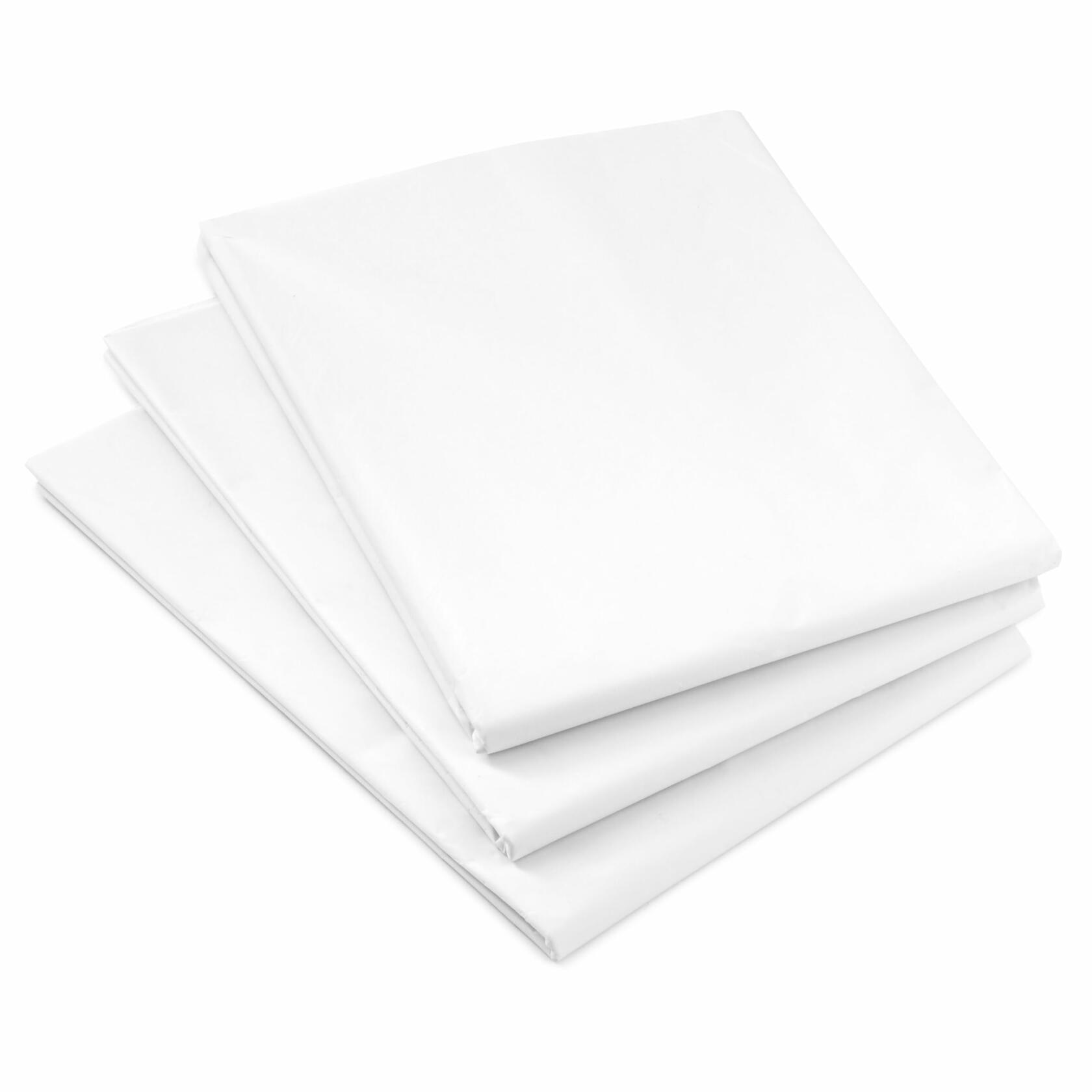 Hallmark White Tissue Paper 100 Sheets 20in Square for Gift Wrap Crafts