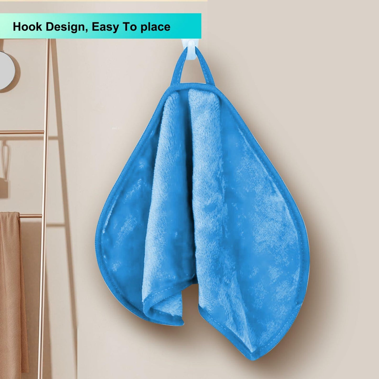 PleasingCare Makeup Remover Cloth Cleansing Towel Burgundy 3 Pack Face