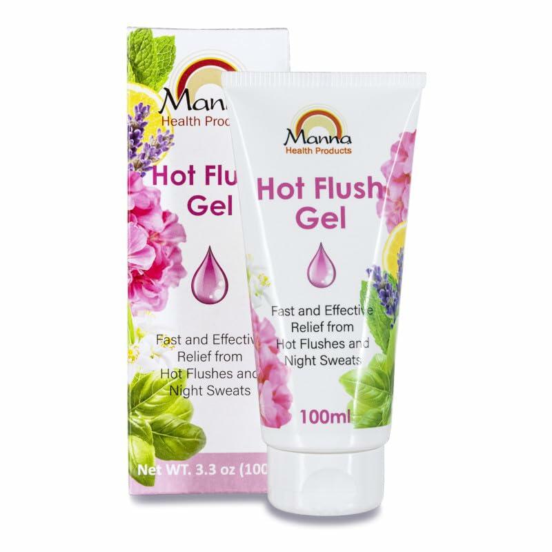 Manna Health Hot Flush Gel for Hot Flushes and Night Sweats