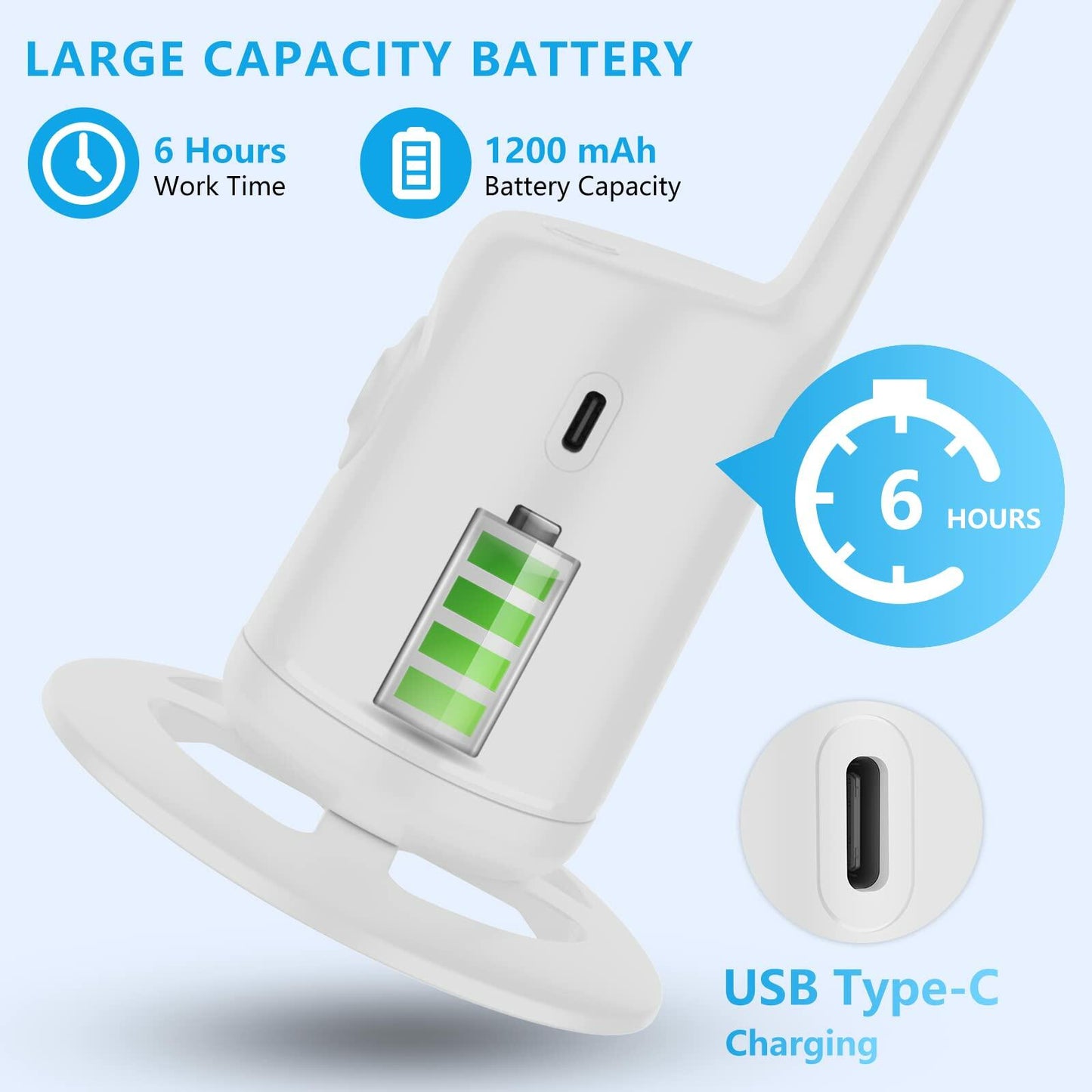 Herclear Auto Face Tracking Tripod 360° Rotation Phone Camera Mount Black