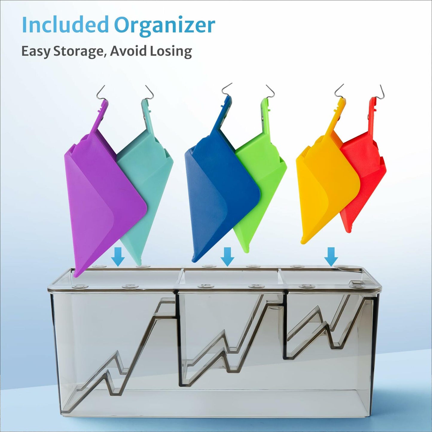 CLIPFIT Extra Long Clipper Guards Set Compatible with Andis Master #10-16