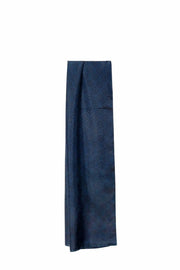 Vissona 100% Silk Satin Head Scarf Yellow 12x27in Size
