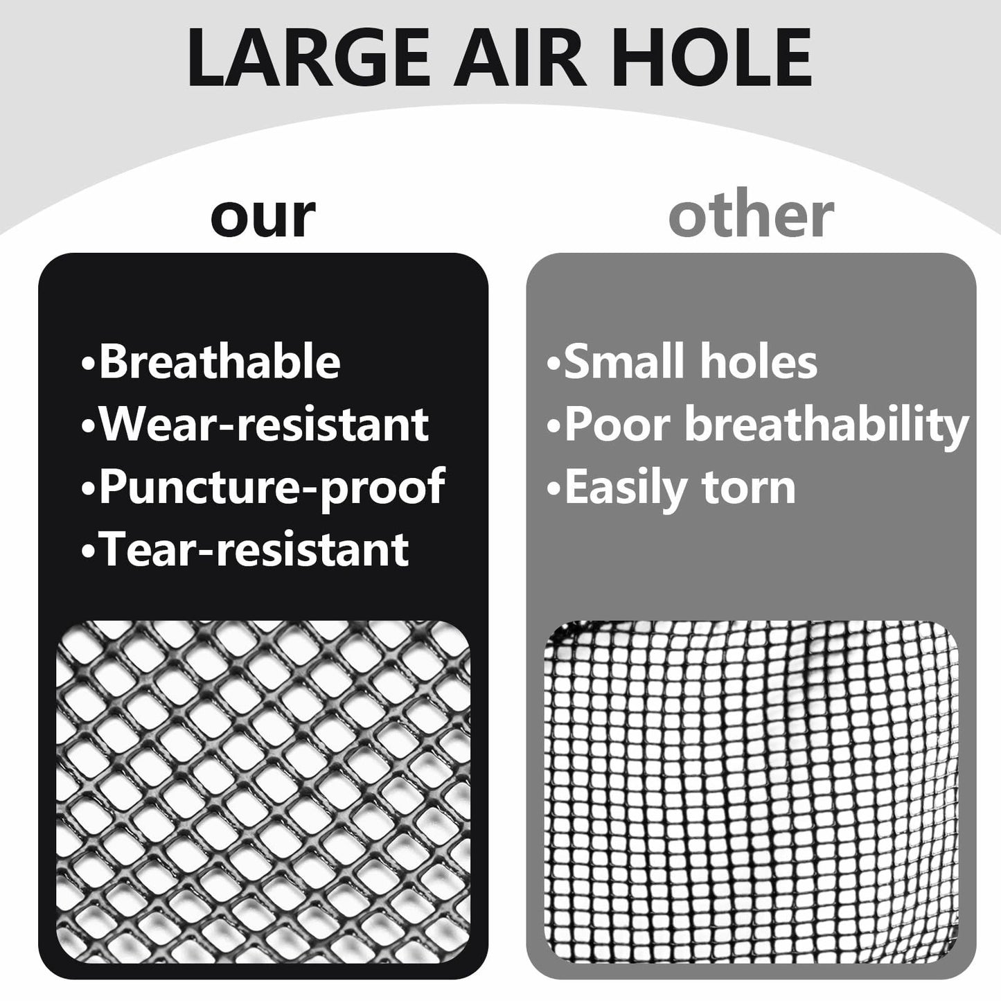 Herrypiggy Dog Muzzle Breathable Mesh Allows Panting Drinking L Black Size L