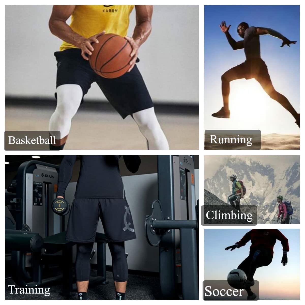 Smatstyle Men's 3/4 Compression Athletic Capri Leggings Size M