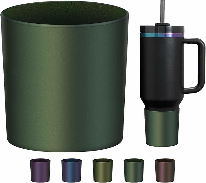 WUQID Chameleon Silicone Boot for Stanley Quencher & IceFlow Bottles Red