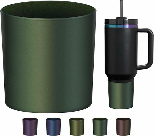 WUQID Chameleon Silicone Boot for Stanley Quencher & IceFlow Bottles Red