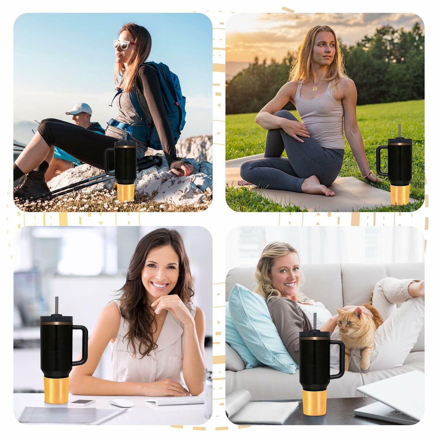 WUQID Chameleon Silicone Boot for Stanley Quencher & IceFlow Bottles Red