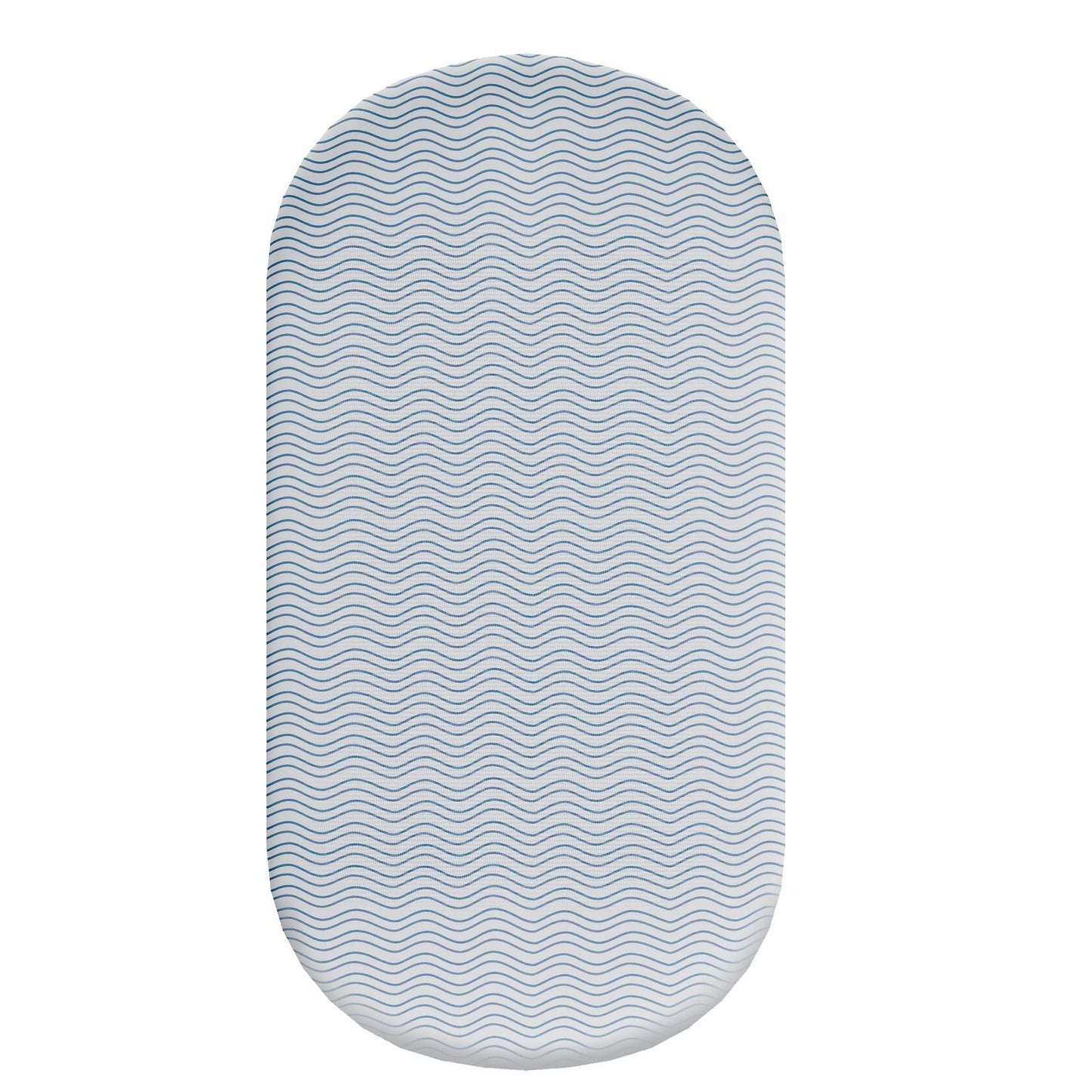 Earth&ME Waterproof Bassinet Mattress Sheets 100% Cotton Brown Waves Universal