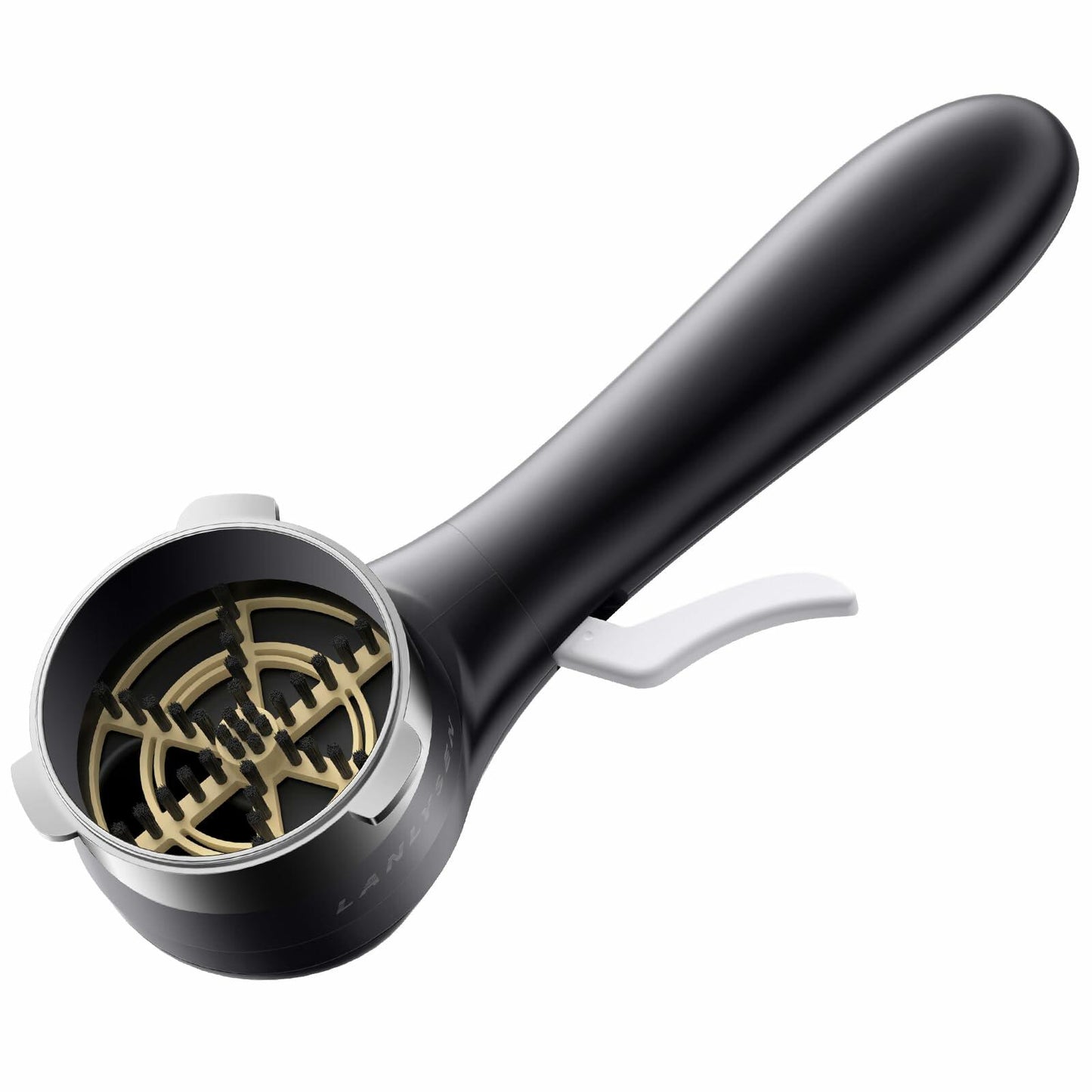 LANLYSEN 58mm Grouphead Brush Metal Black for E61 ECM Rocket Sanremo VBM