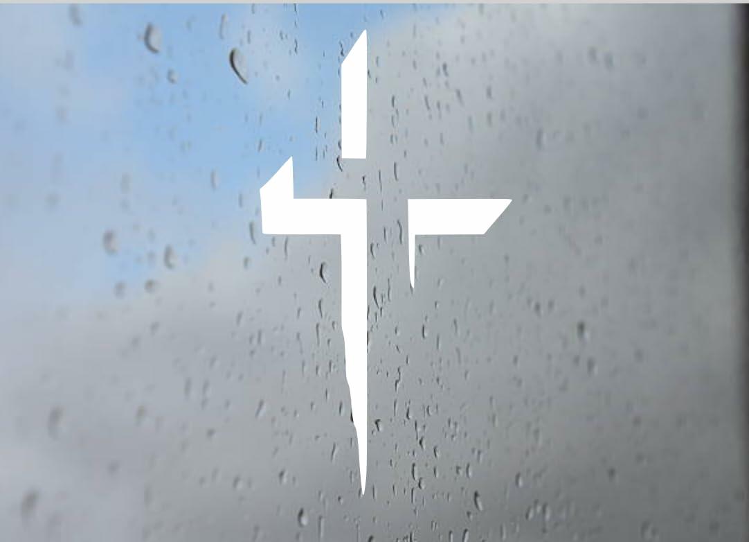 HSC Design Custom Christian Cross Car Decal Sticker Vinyl Art Deco
