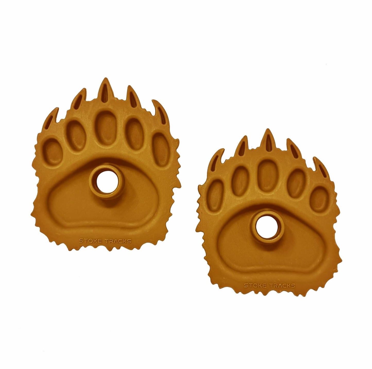 Stoke Tracks Bear Paw Ski Pole Baskets Bear Deep Blue