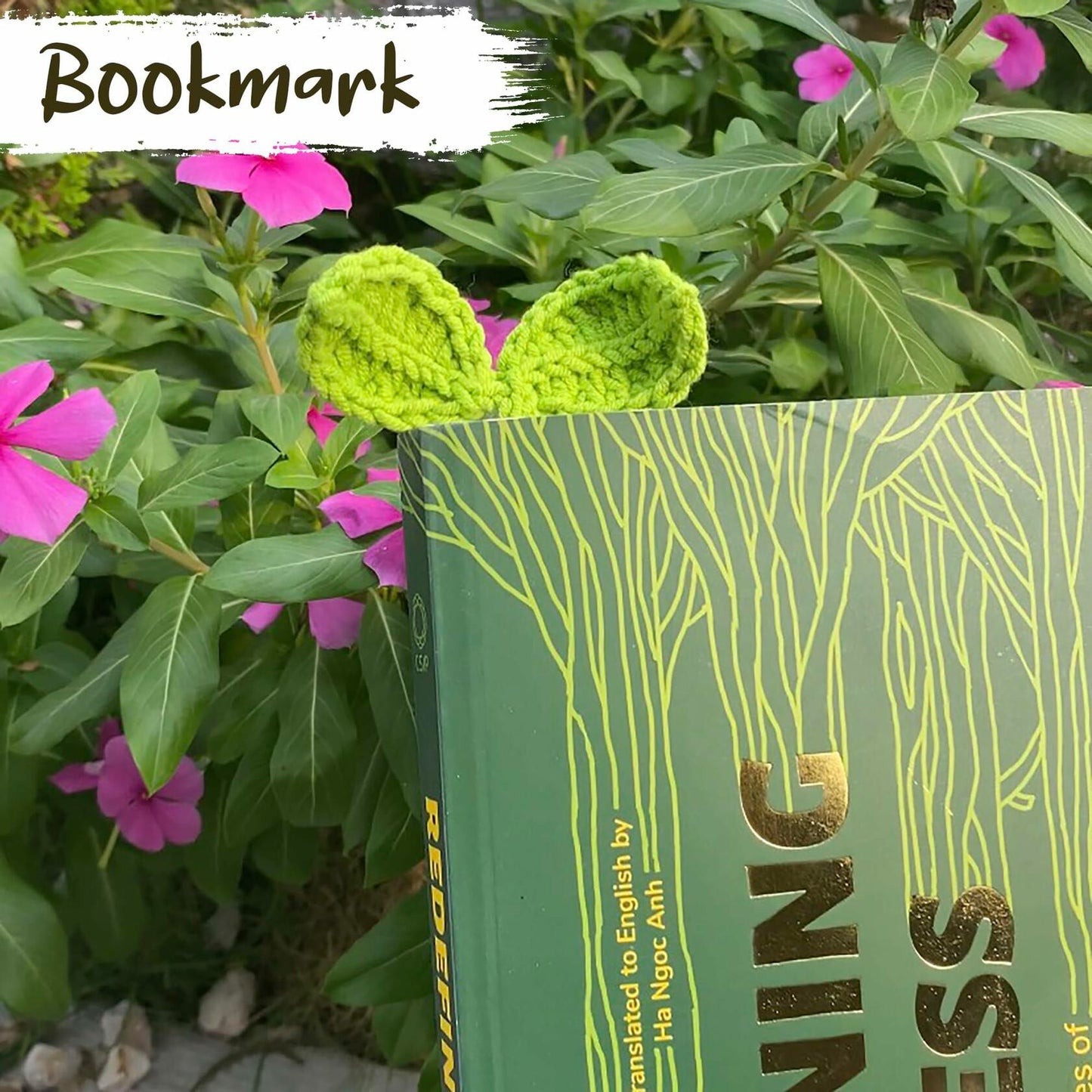 PIDELIGHT Handmade Knitted Crochet Leaf Sprout Multi-Functional Accessory