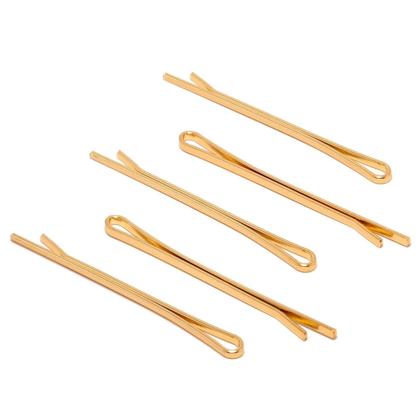KOKO & KO Gold Bobby Pins 2in 40pcs Flat Hair Pins Blonde Hair