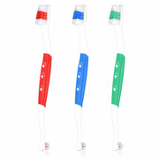 XIHIRCD 3pcs Dual Headed Pet Toothbrush Soft Bristles Dental Care Kit