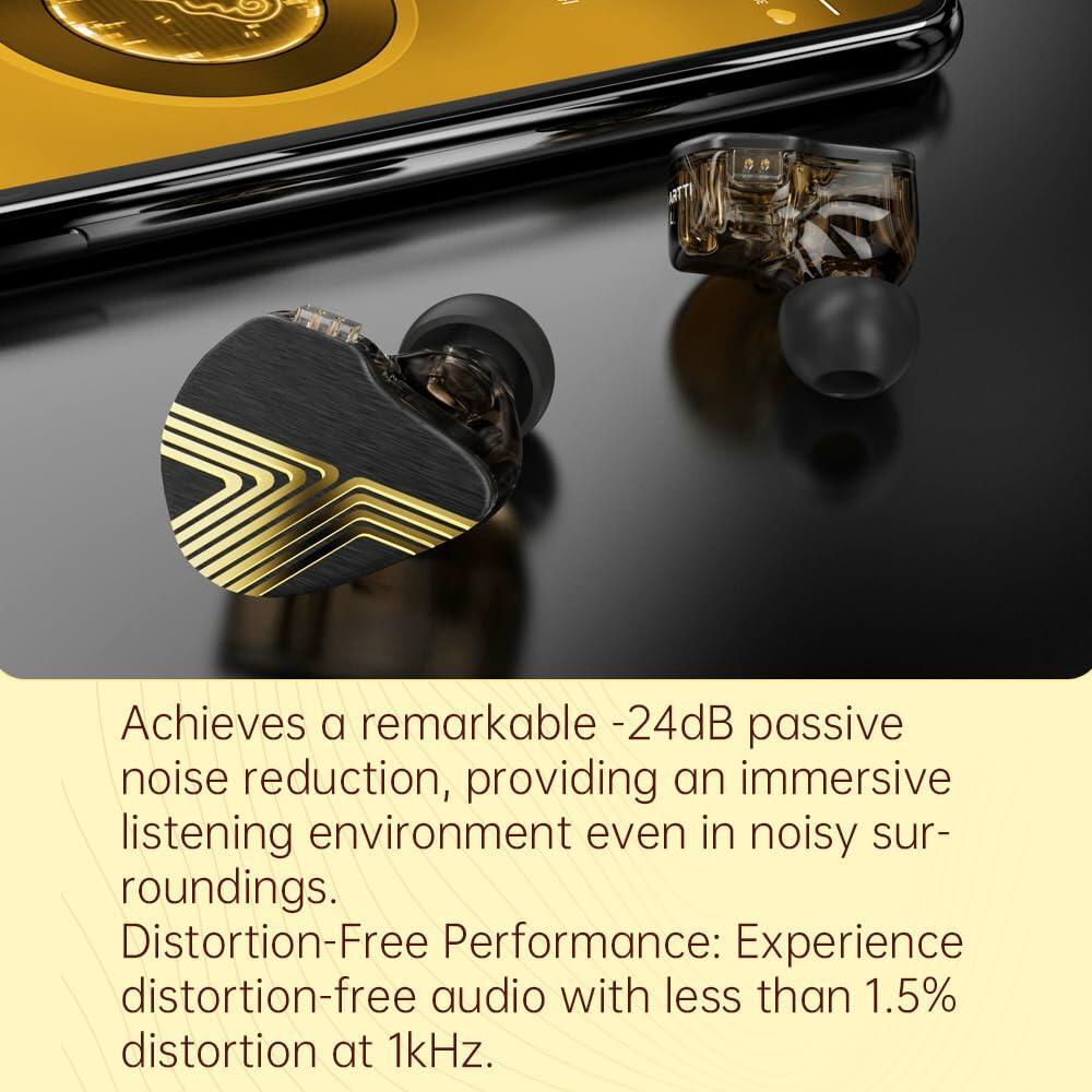 ARTTI TR1 Wired IEM Earbuds 1DD+1BA Beryllium In-Ear Monitor 2Pin 0.78mm 3.5mm