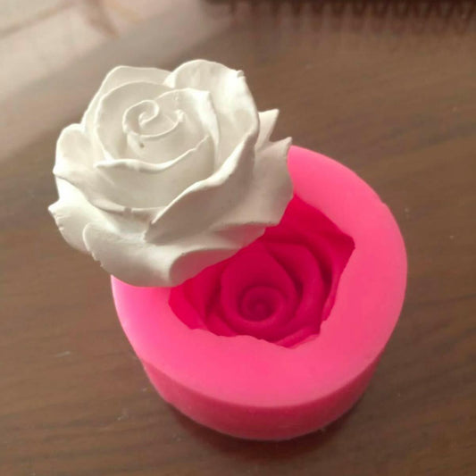 YANGN BeeSpring Silicone Rose Shape Fondant Soap Cake Mold Baking Tool Rose