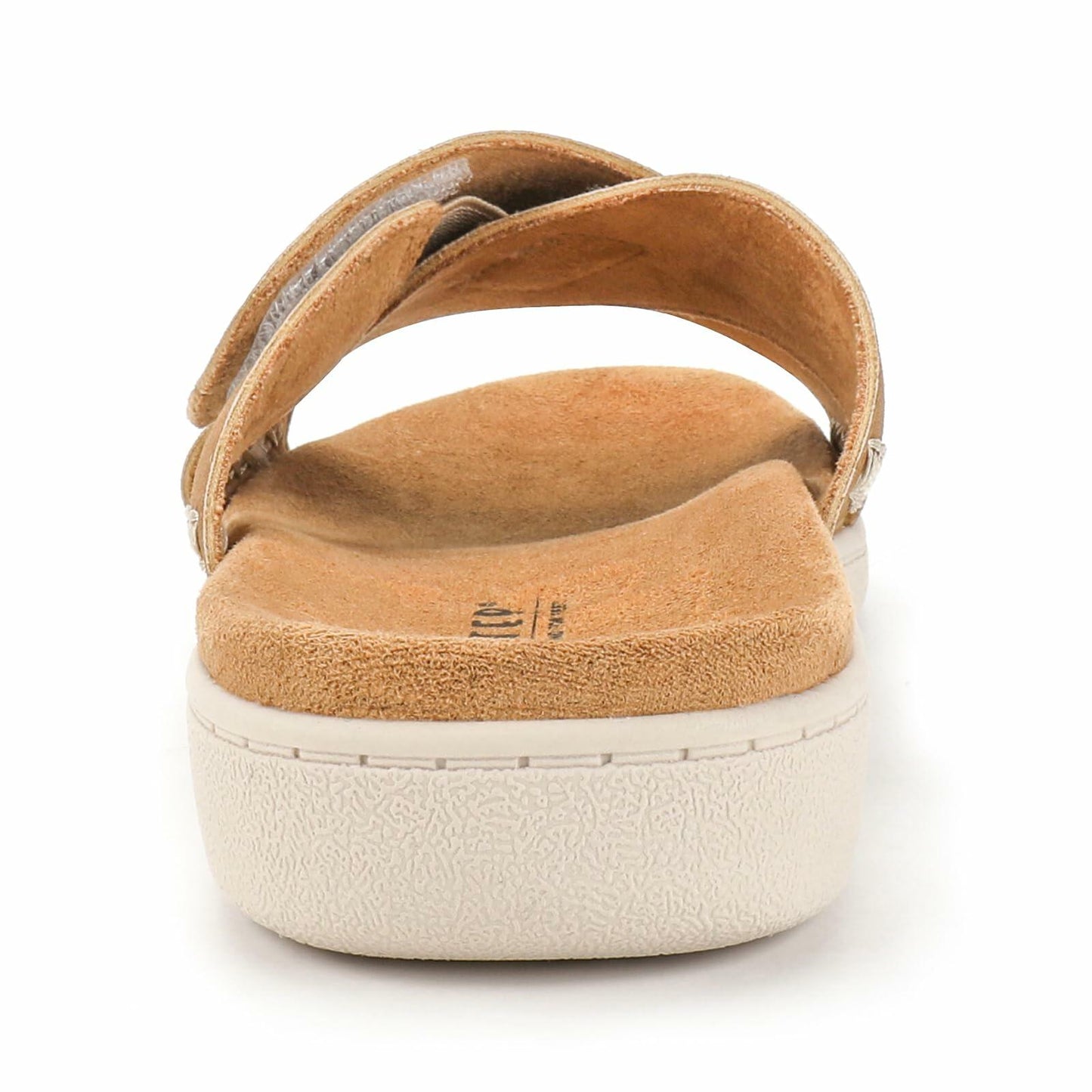 LazyStep Women’s Adjustable Cross Sandals Arch Support Tan Size 8