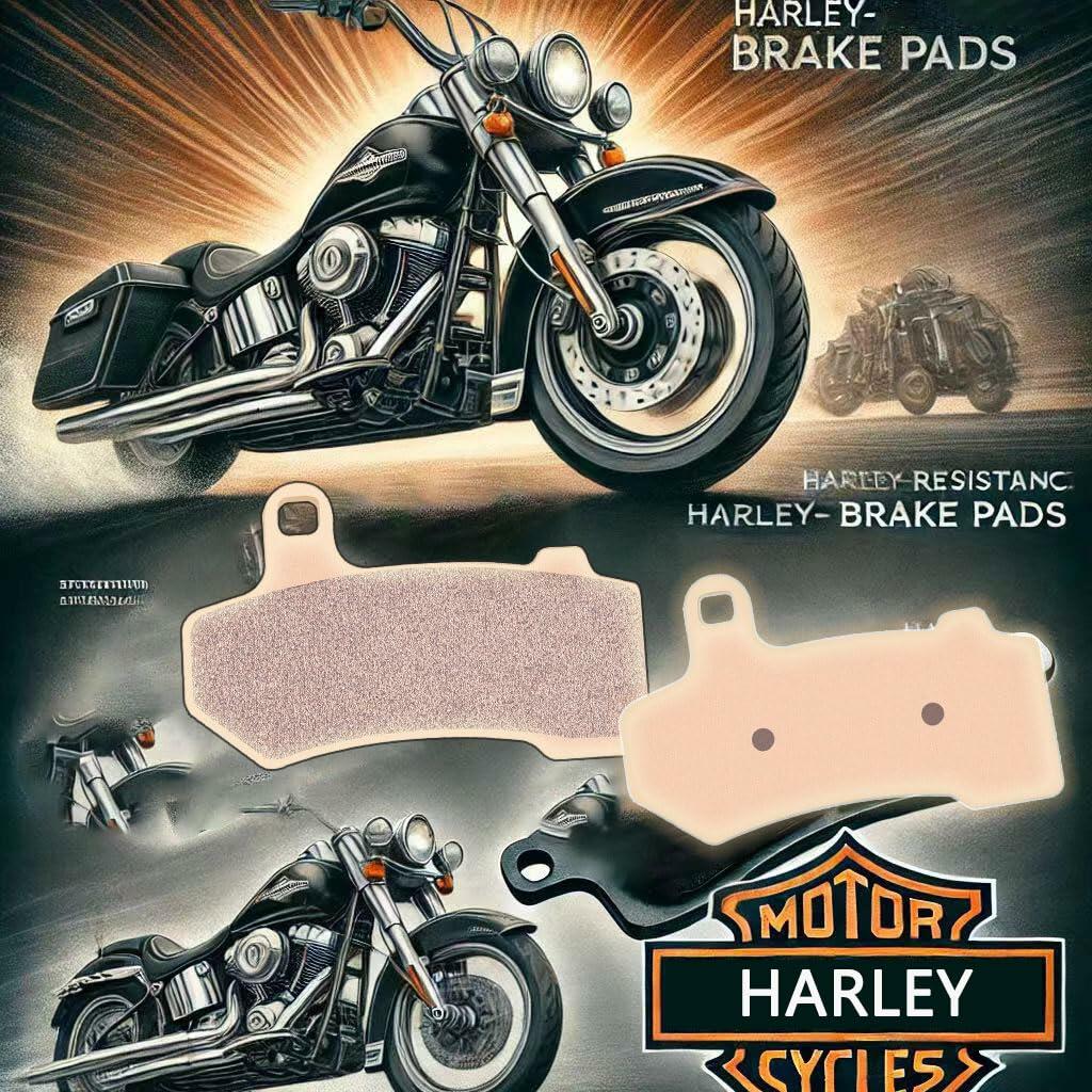 KLHRYX Pink Sintered Brake Pads Front & Rear for Harley 2006-2023