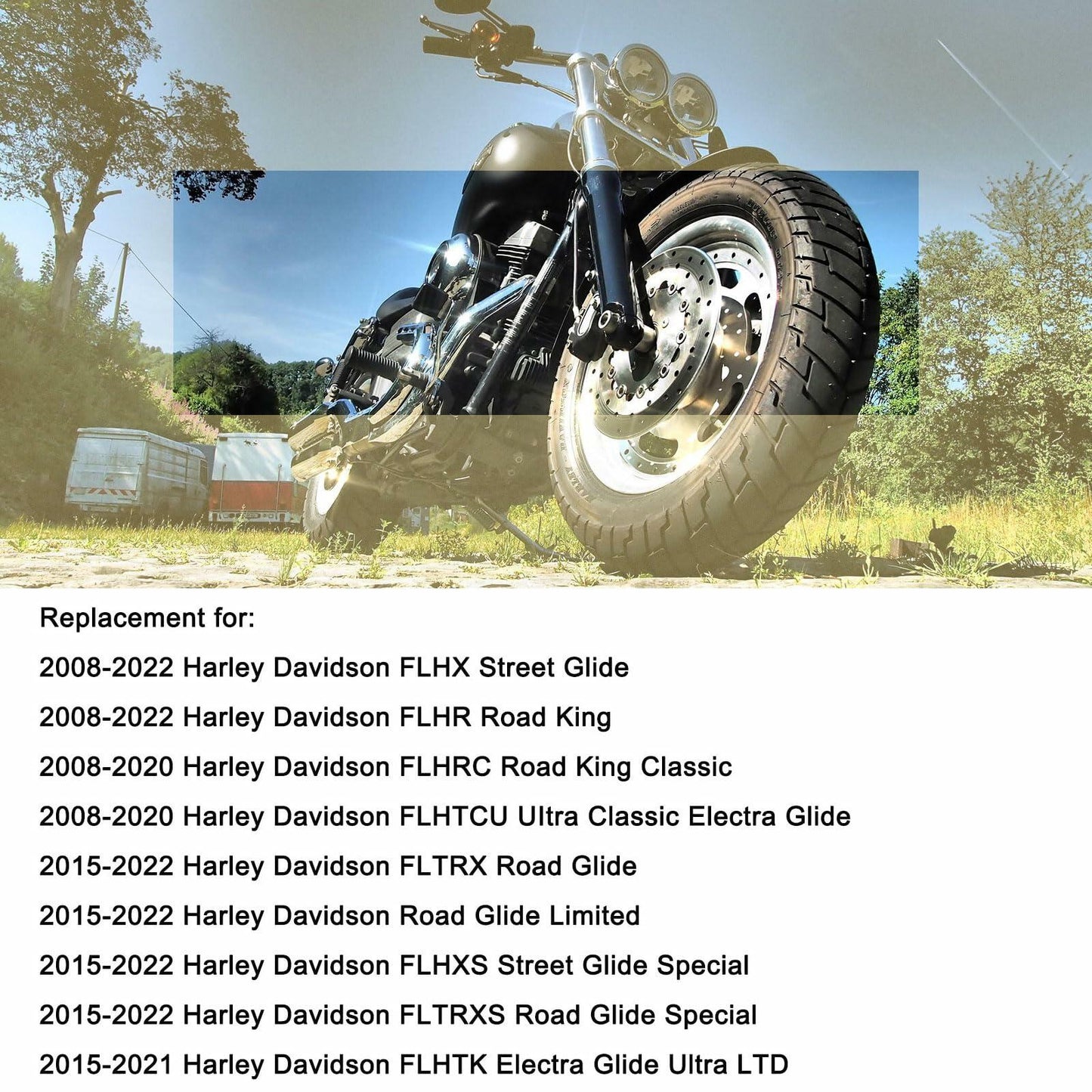 KLHRYX Pink Sintered Brake Pads Front & Rear for Harley 2006-2023