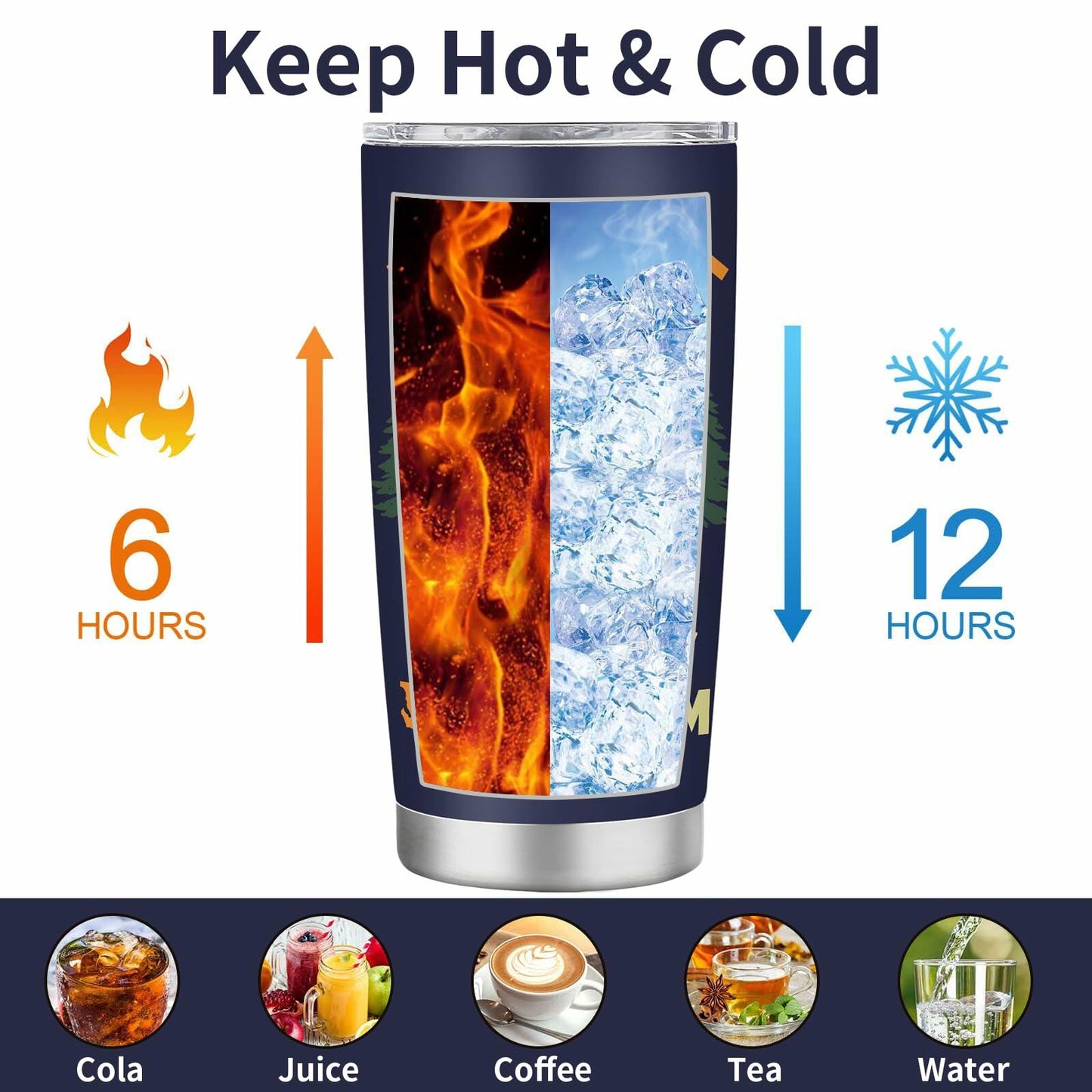 Grawmise 20oz Tumbler for Book Lovers Women Christmas Gifts