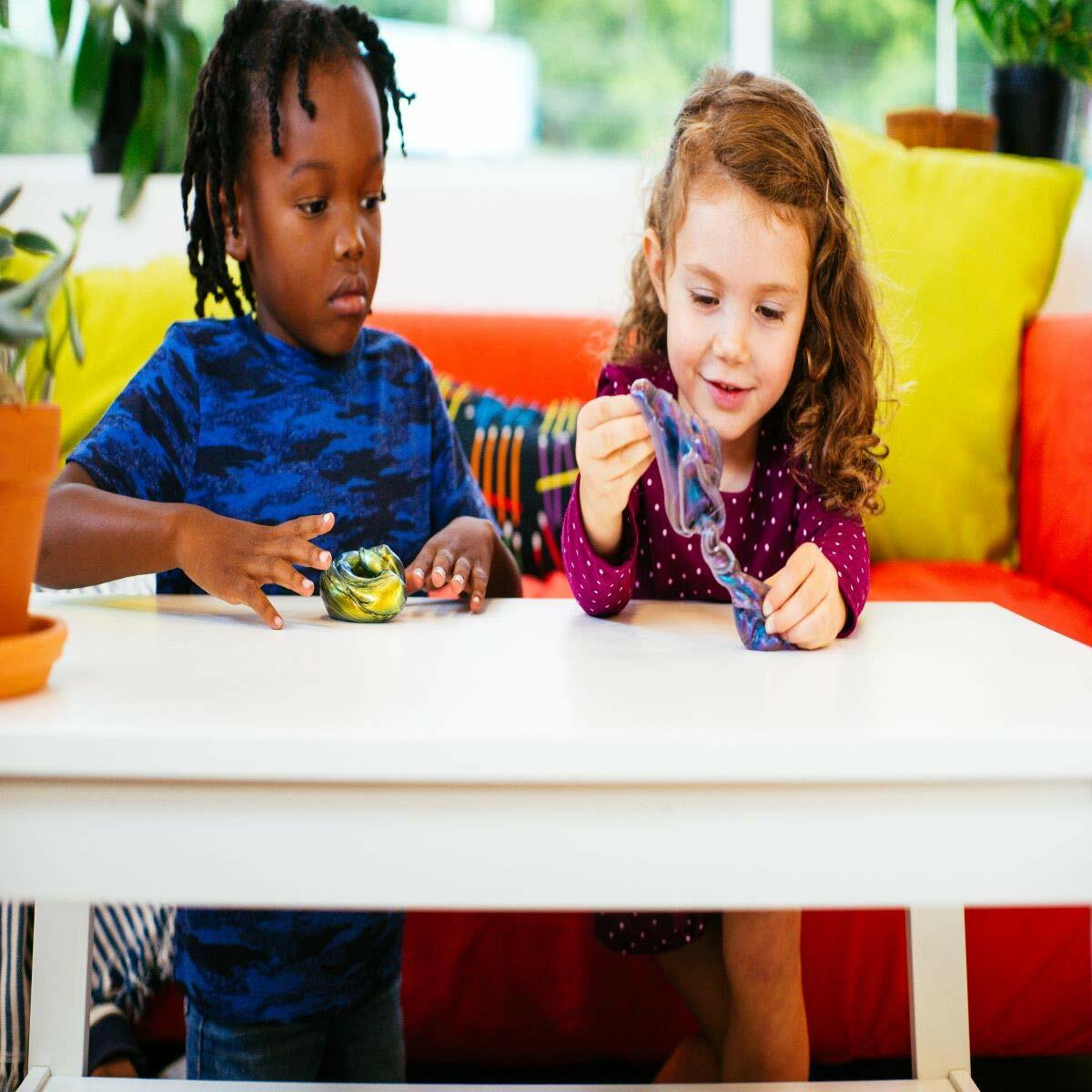 [Like New] Crazy Aaron's Thinking Putty Super Scarab Multi-Color 4" Tin Sensory Fun